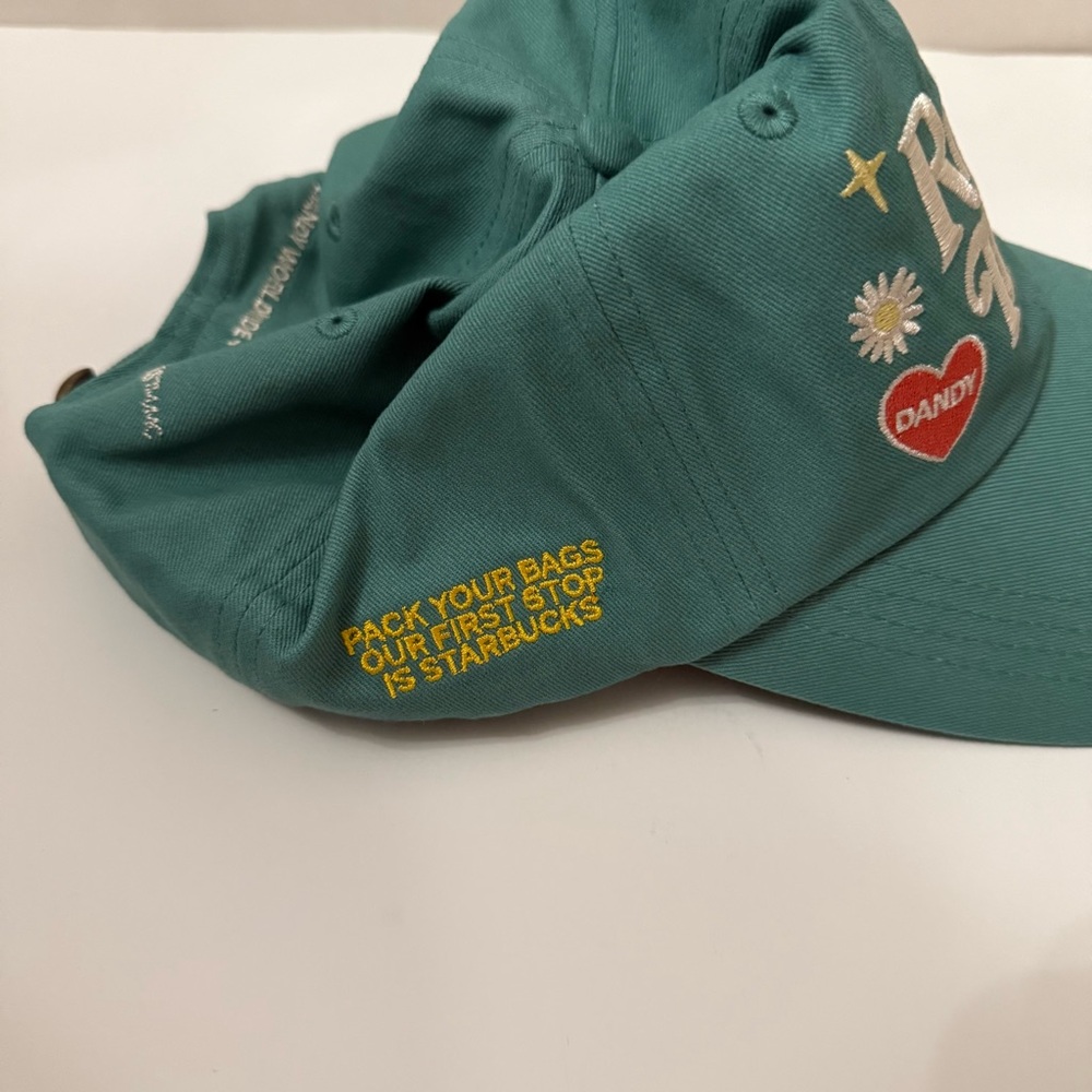 Starbucks 2026 Lot of 2 Baseball Hats - Dandy x Starbucks Road Trip, Pink Logo - Picture 7 of 8